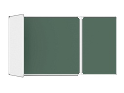 Трёхэлементная магнитная доска комбинированная 240x100 см