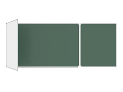 Трёхэлементная магнитная доска комбинированная 400x120 см