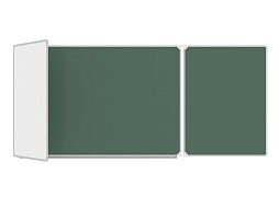 Трёхэлементная магнитная доска комбинированная 300x100 см