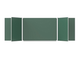 Пятиэлементная магнитная доска для мела 300х100 см