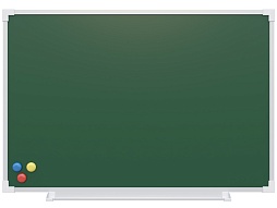 Одноэлементная магнитная меловая доска 90х60 см
